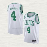 Camiseta Jrue Holiday NO 4 Boston Celtics Association 2022-23 Blanco
