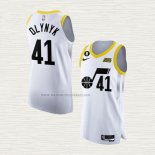 Camiseta Kelly Olynyk NO 41 Utah Jazz Association Autentico 2022-23 Blanco