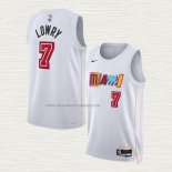 Camiseta Kyle Lowry NO 7 Miami Heat Ciudad 2022-23 Blanco