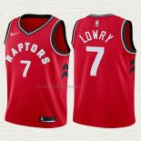Camiseta Kyle Lowry NO 7 Nino Toronto Raptors Icon 2017-18 Rojo