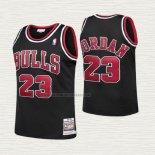 Camiseta Michael Jordan NO 23 Nino Chicago Bulls Retro Negro