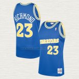 Camiseta Mitch Richmond NO 23 Golden State Warriors Mitchell & Ness 1990-91 Azul