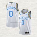 Camiseta Russell Westbrook NO 0 Los Angeles Lakers Classic 2022-23 Blanco