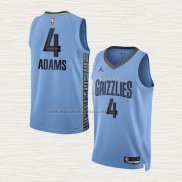 Camiseta Steven Adams NO 4 Memphis Grizzlies Statement 2022-23 Azul