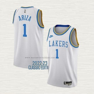 Camiseta Trevor Ariza NO 1 Los Angeles Lakers Classic 2022-23 Blanco