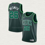 Camiseta Aaron Nesmith NO 26 Boston Celtics Earned 2020-21 Verde