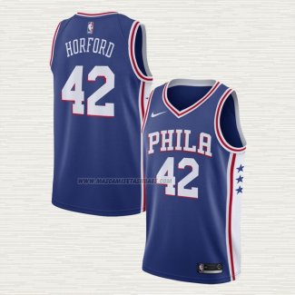 Camiseta Al Horford NO 42 Philadelphia 76ers Icon 2019-20 Azul