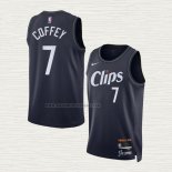 Camiseta Amir Coffey NO 7 Los Angeles Clippers Ciudad 2023-24 Azul