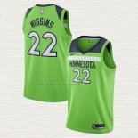 Camiseta Andrew Wiggins NO 22 Minnesota Timberwolves Statement Verde