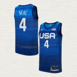 Camiseta Bradley Beal NO 4 USA 2021 Azul