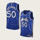Camiseta Cole Anthony NO 50 Orlando Magic Classic 2023-24 Azul
