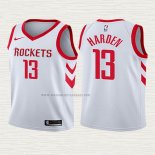 Camiseta James Harden NO 13 Nino Houston Rockets Association 2017-18 Blanco
