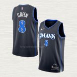 Camiseta Josh Green NO 8 Dallas Mavericks Ciudad 2023-24 Azul