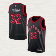 Camiseta Rodney Hood NO 32 Toronto Raptors Statement 2020-21 Negro
