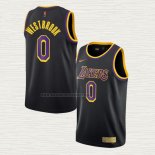 Camiseta Russell Westbrook NO 0 Los Angeles Lakers Statement 2021-22 Negro