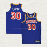 Camiseta Stephen Curry NO 30 Golden State Warriors Classic Autentico 2021-22 Azul