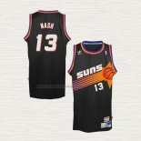 Camiseta Steve Nash NO 13 Phoenix Suns Retro Negro