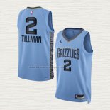 Camiseta Xavier Tillman NO 2 Memphis Grizzlies Statement 2022-23 Azul