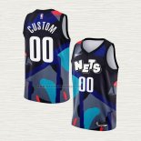 Camiseta Brooklyn Nets Personalizada Ciudad 2023-24 Negro