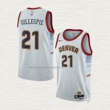 Camiseta Collin Gillespie NO 21 Denver Nuggets Ciudad 2022-23 Blanco