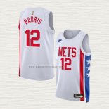 Camiseta Joe Harris NO 12 Brooklyn Nets Classic 2022-23 Blanco