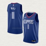 Camiseta John Wall NO 11 Los Angeles Clippers Icon 2020-21 Azul