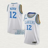 Camiseta Kendrick Nunn NO 12 Los Angeles Lakers Classic 2022-23 Blanco