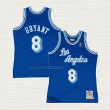 Camiseta Kobe Bryant NO 8 Los Angeles Lakers Hardwood Classics Throwback 1996-97 Azul