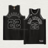 Camiseta Malaki Branham NO 22 San Antonio Spurs Classic Autentico 2022-23 Negro