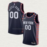 Camiseta New York Knicks Personalizada Ciudad Edition 2019-20 Azul