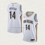 Camiseta Brandon Ingram NO 14 New Orleans Pelicans Association Blanco