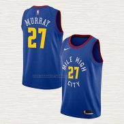 Camiseta Jamal Murray NO 27 Denver Nuggets Statement 2018-19 Azul