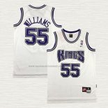 Camiseta Jason Williams NO 55 Sacramento Kings Retro Blanco