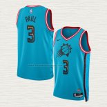 Camiseta Chris Paul NO 3 Phoenix Suns Ciudad 2022-23 Azul
