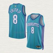 Camiseta Dennis Smith JR NO 8 Charlotte Hornets Classic 2023-24 Verde