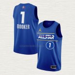 Camiseta Devin Booker NO 1 Phoenix Suns All Star 2021 Azul