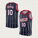 Camiseta Eric Gordon NO 10 Houston Rockets Ciudad 2022-23 Negro