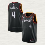 Camiseta Evan Mobley NO 14 Cleveland Cavaliers Ciudad 2020-21 Negro