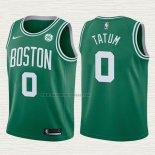 Camiseta Jayson Tatum NO 0 Nino Boston Celtics 2017-18 Verde
