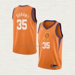 Camiseta Kevin Durant NO 35 Phoenix Suns Statement 2021 Naranja