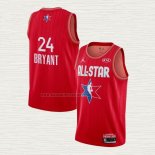 Camiseta Kobe Bryant NO 24 Los Angeles Lakers All Star 2020 Rojo