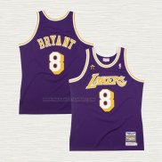 Camiseta Kobe Bryant NO 8 Los Angeles Lakers Violeta