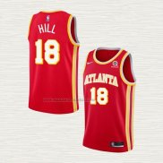 Camiseta Solomon Hill NO 18 Atlanta Hawks Icon 2020-21 Rojo
