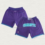 Pantalone Charlotte Hornets Just Don 2019 Violeta