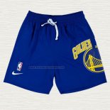 Pantalone Golden State Warriors Just Don Big Logo Azul